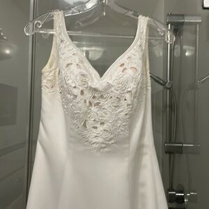 White wedding dress